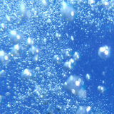 Luftblasen im Wasser